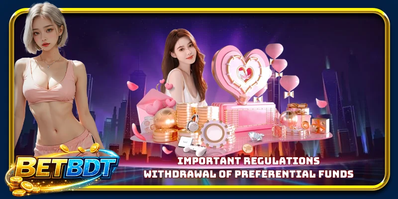 Important regulations withdrawal of preferential funds