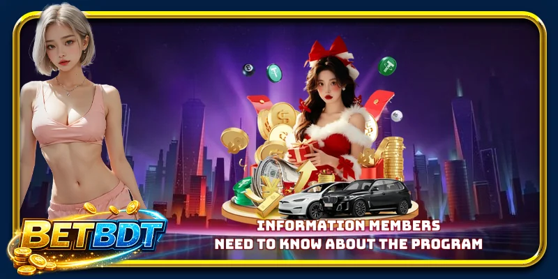 Information members need to know about the program
