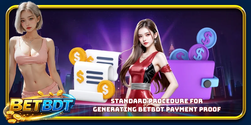Standard procedure for generating BETBDT payment proof
