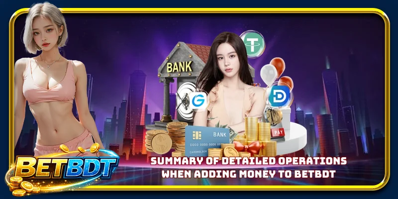 Summary of detailed operations when adding money to BETBDT