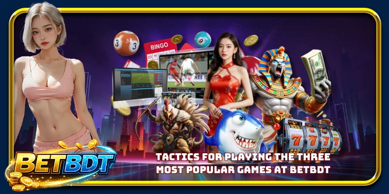 Tactics for playing the three most popular games at BETBDT