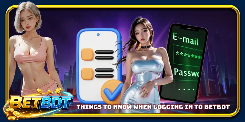 Things to know when logging in to BETBDT